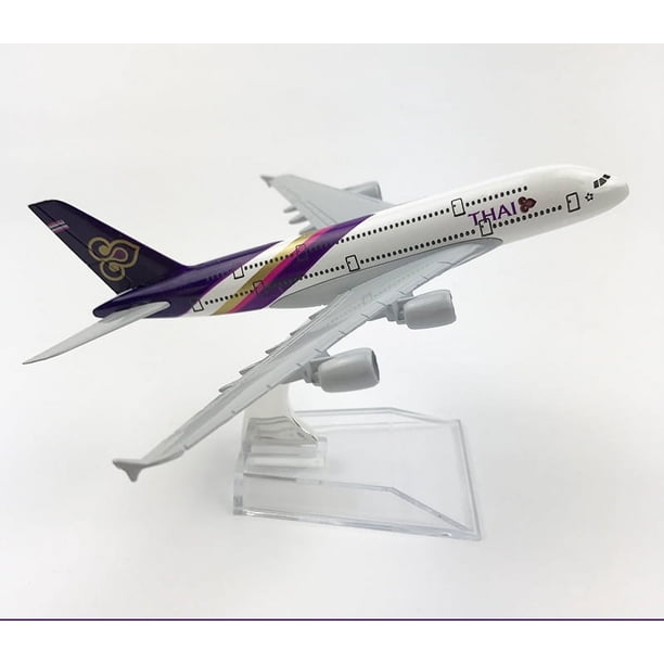 Modelo original de avión Airbus A380, modelo de avión fundido a presión, modelo de metal 1:400, juguete de avión, regalo de colección