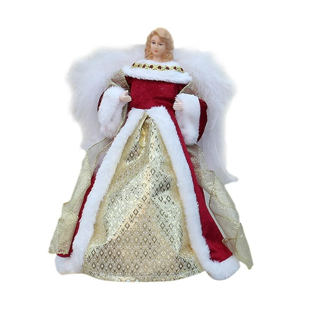 Figura de ángel en La Copa Del /adorno de de Navidad de 12 Pulgadas Cm/adorno de Navidad para Bar/interior/fiesta/dormitorio/decoració Rojo