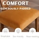 thumbnail image 5 of Juego de 4 Sillas de Comedor RIVOVA Tapizadas en Terciopelo con Patas de Madera, 5 of 7