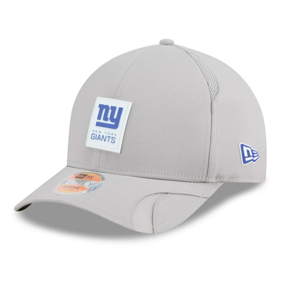 Men's New Era Gray New York Giants 2025 Sideline M-Crown 9FORTY Adjustable Hat