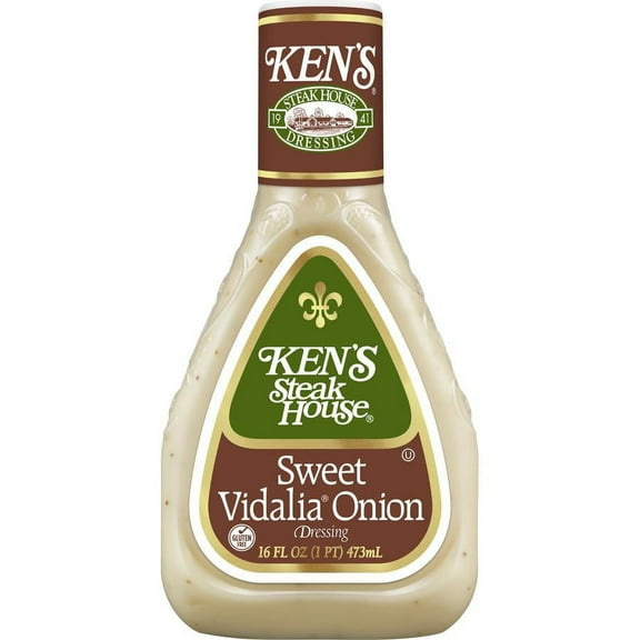 Ken's Steak House Sweet Vidalia Onion Dressing 16 fl oz (Pack of 2)