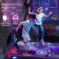 Beefunni Dance Mat,Light Up Dance Pad with Wireless Bluetooth Music