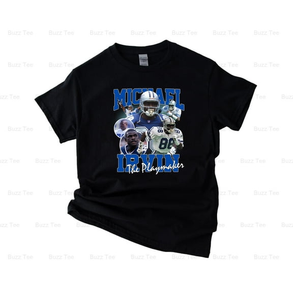 Michael Irvin The Playmaker Dallas Football Vintage 90s V1130418 New Unisex T-Shirt, up to 5XL