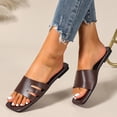 thumbnail image 4 of SBYOJLPB Sandals for Womens Fashionable Sandals Casual Spring And Summer Flat Sandals Shoes, 4 of 9