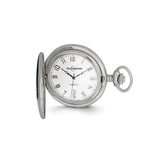 Swingtime Stainless Steel Quartz 48mm Pocket Watch