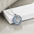 thumbnail image 4 of 50th Birthday Gifts for Women Sterling Silver Tree of Life Necklace for Mom 50th Anniversary Jewelry 50 Years Old Gifts(50th), 4 of 5