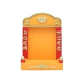thumbnail image 1 of simhoa Mini Buddhist Niche Mini Shrine Feng Shui Decor Display Stand,Desktop Decoration Yellow, 1 of 8