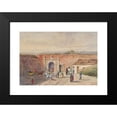 thumbnail image 2 of F. Seis 14x11 Black Modern Framed Museum Art Print Titled - The Old Castle Gate in Vienna (1809), 2 of 5