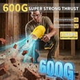thumbnail image 4 of Leaf Blower Cordless for DeWalt 20V Battery, Electric Handheld Blower with Brushless Motor, Lightweight Blower Portable Dust Cleaner for Lawn Care, Patio Cleaning (Tool Only)$$Garden & Patio, 4 of 7