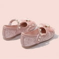 thumbnail image 4 of Paokuoon Little Kids PU Leather Wedding Princess Dress Shoes Toddler Girls Bowknot Mary Jane Flats, 4 of 9