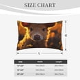thumbnail image 4 of Balery Sunset Sunflower Cow Bedding Queen Pillow Cases - Envelope Closure - Soft Brushed Microfiber Fabric - Shrinkage and Fade Resistant Pillow Cases-20"x30", 4 of 6