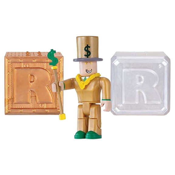 Roblox Action Collection Mr. Bling Bling Two Mystery Figures Includes 3 Exclusive Virtual Items