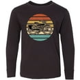 thumbnail image 3 of Inktastic Cycling Vintage Bicycle for Cyclist Long Sleeve Youth T-Shirt, 3 of 5
