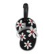 thumbnail image 1 of Etiquetas de equipaje de flores únicas 1 Pc para viajar en negro, 1 of 5