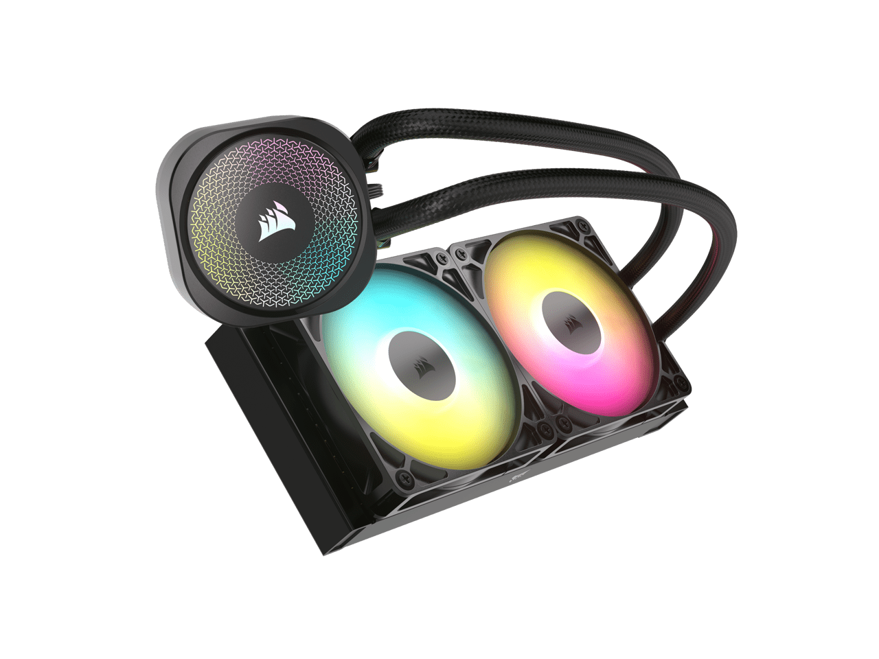 CORSAIR NAUTILUS 240 RS ARGB Liquid CPU Cooler – RS120 ARGB Fans – Fits Intel® LGA 1851,  AMD® AM5/AM4 – Simple Daisy-Chain Connections - Direct Motherboard Connection