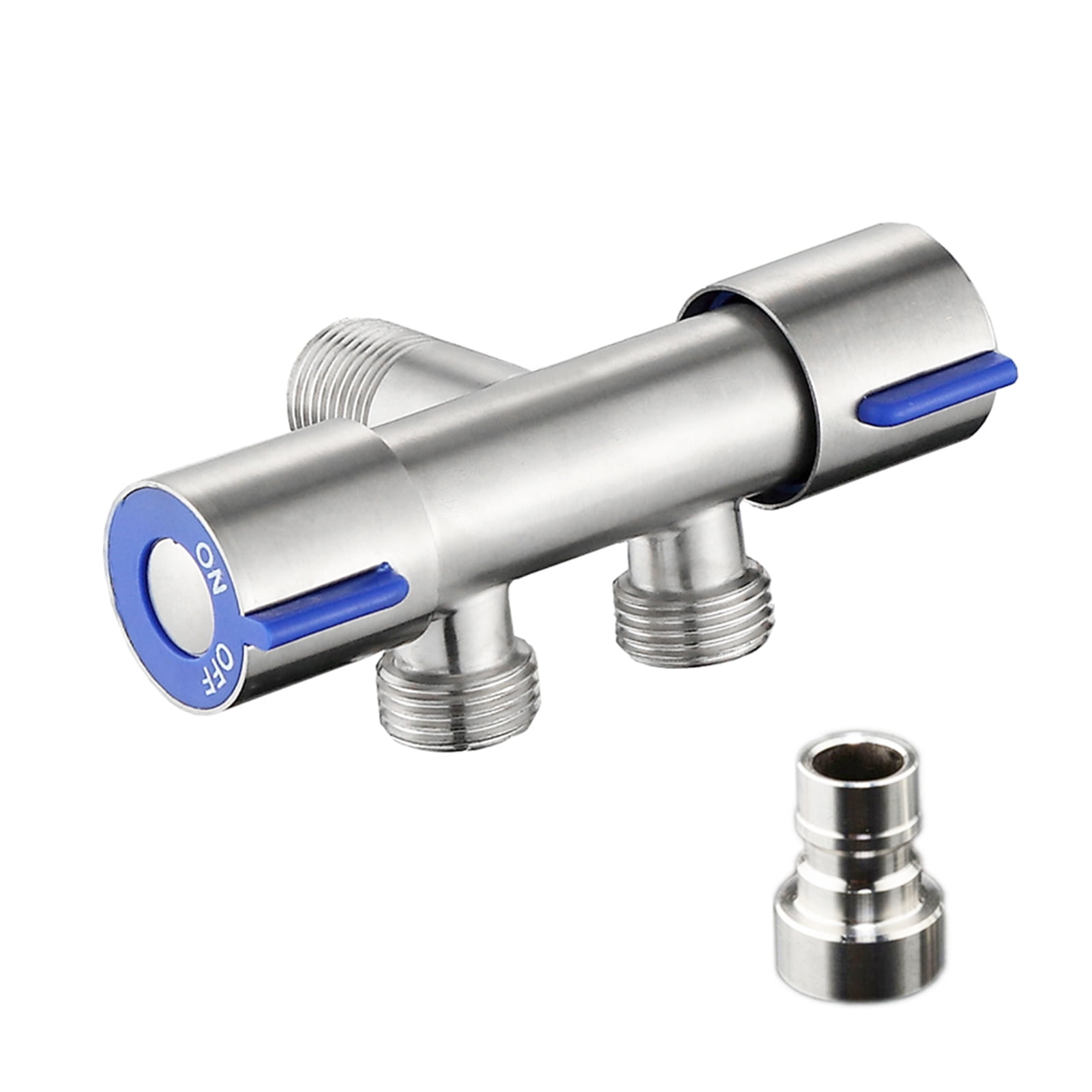 Black And Blue Copper Bathroom Angle Stop Valve,for Toilet Toilet Kitchen Sink Shower Flow Control Valve Color : Cold valve steel Black And Blue Copper Bathroom Angle Stop Valve,for Toilet Toilet Kitchen Sink Shower Flow Control Valve Color : Cold valve steel