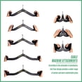 thumbnail image 2 of LAT Pull Down Bar for Cable Machine, LAT Pulldown Attachments T Bar V Bar Cable Attachment, Back Tricep Bar Strength Training Handle, 2 of 7
