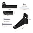 thumbnail image 2 of Uxcell Storm Door Closer Bracket, Screen Door Closer Replacement Parts, Repair Jamb Bracket, Black, 2 of 5
