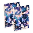 thumbnail image 6 of Butterfly Flying with Gradient Spiral Journal Notebook College Ruled Notebook 8.3" x 5.7" A5 Lined Thick Paper Page, 6 of 6