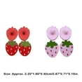 thumbnail image 4 of Qarigey 50 Uds. De botones de fresa, sujetador de costura artesanal decorativo, botón DIY para niños para ropa, costura rosa Accesorios de disfraces Rojo, 4 of 6