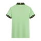 thumbnail image 2 of Mens Casual Manga Corta Botón Abajo Camisas de Color Sólido Botón Turndown Cuello Blusa Camisa, Poliéster, 2 of 5