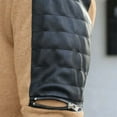 thumbnail image 4 of Yusimy Men's Solid Color 2-Piece Athletic Tracksuit Button-Down Collar Long Sleeve Zipper Pocket Sports Pants Casual, 4 of 8