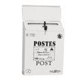 thumbnail image 2 of jovati Key Box Wall Mount Vintage Retro Wall Mount Mailbox Mail Postal Letter Newspaper Box, 2 of 9