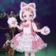 thumbnail image 4 of Muñeca BJD de 30 cm, 6 minutos, pequeña princesa, regalo de cumpleaños para niña, juguete para jugar en casa, 4 of 6