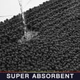 thumbnail image 4 of Alfombra de baño Walensee, felpilla, antideslizante, gris oscuro, 4 of 8