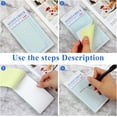 thumbnail image 3 of 4 Pack Server Note Pads, Double Part Guest Check Books for Servers, Waitress Notepad for Restaurants Food Order, 100 Sheets/Pad, Carbon Copy for Guest Checks, 3 of 5