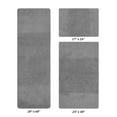 thumbnail image 5 of Better Trends 3 Piece Bathroom Rug Set, 100% Cotton, Extra Soft Tufted Bath Mat, Water Absorbent & Non Slip Bath Rug, (Gray) Granada Collection, 5 of 7