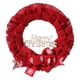 thumbnail image 1 of Puntoco Corona De Decoración Navideña Corona De Navidad Roja,Decoración Hogareña, 1 of 7