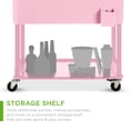 thumbnail image 4 of Cooler Cart Best Choice Products de acero de 80 litros con hielera rosa, 4 of 5