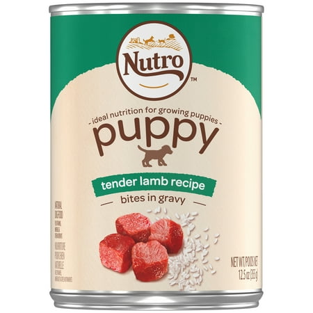 Nutro Large Breed Puppy Tender Lamb Recipe Bites In Gravy Wet Dog Food 12.5 Oz.