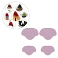 thumbnail image 3 of Calcomanía para reparación de talón Colcomx Plllas autoadhesivas Inserción Talón Stick rosado, 3 of 8