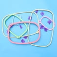 thumbnail image 5 of Embroidery Hoop Hoops Square Cross Frame Rings Circle Set Sewing Holder Needlepoint Ring Metal Craft Wooden Plastic Bulk, 5 of 9