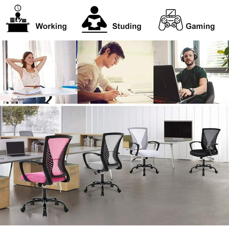 BestOffice Office Chair Ergonomic Desk Chair Mesh Computer Chair