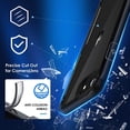 thumbnail image 4 of SURJDE Clear Case for iPhone SE 2022,iPhone SE 2020 Case with Screen Protector Tempered Glass,Shockproof Hard PC Back Soft TPU Sides Bumper iPhone SE 3 Case for iPhone SE 2020/7/8 Case Black, 4 of 6