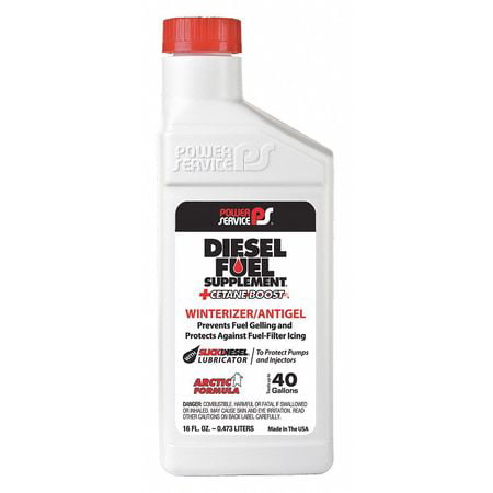 POWER SERVICE PRODUCTS 01016-09 Diesel Fuel Supplement, Amber, 16