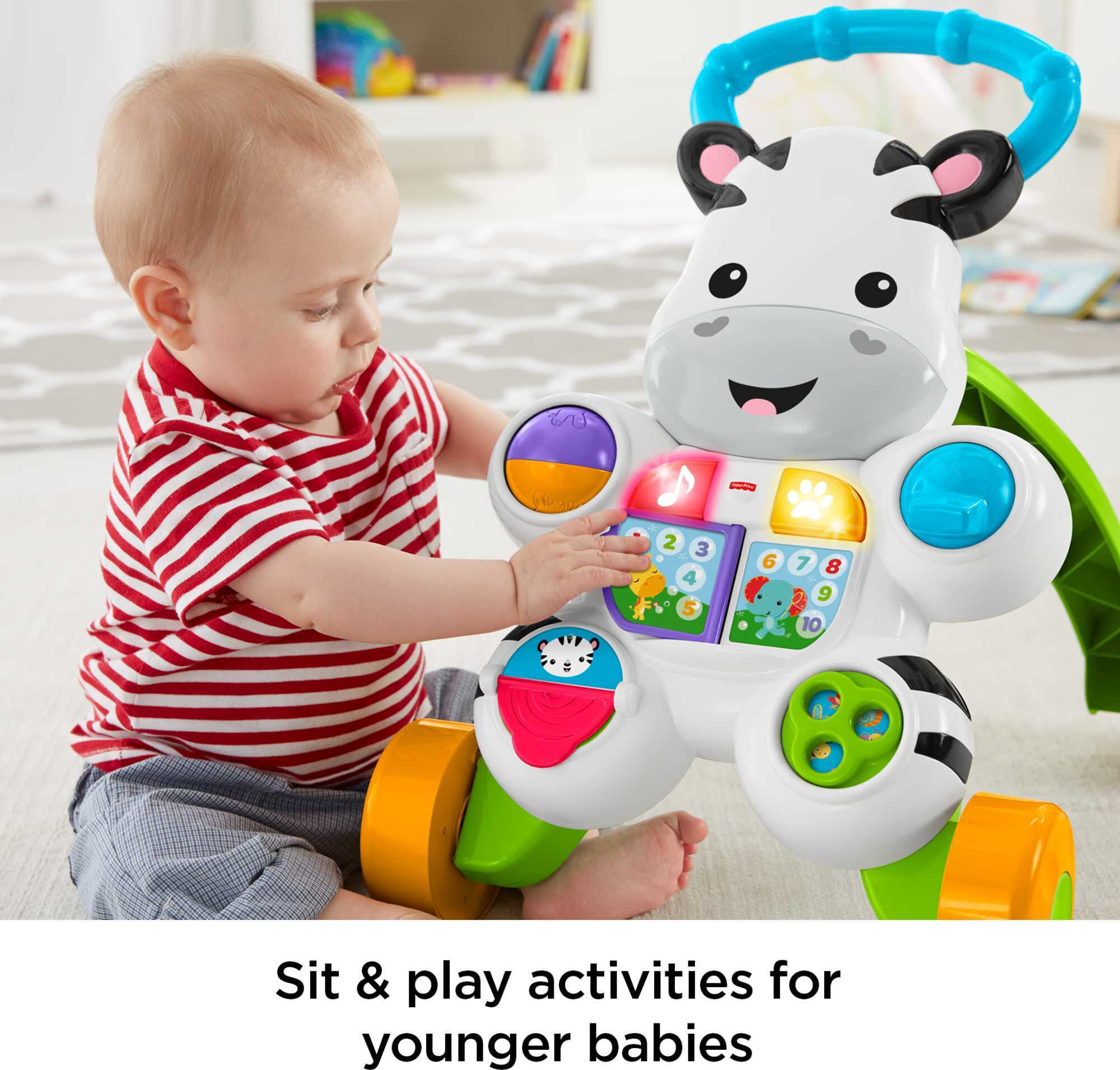 Fisher-Price Learn with Me Zebra Walker Baby & Toddler Learning Toy with Music & Lights - image 5 of 9