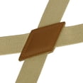 thumbnail image 3 of Buyless Fashion Trucker 2 Pack Suspenders for Men - 48" Elastic Adjustable Straps 1" - X Back Utility Braces - 5149-2-Tan, 3 of 7