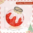 thumbnail image 3 of Costway Outdoor Christmas Lantern, Pop-Up Lighted Festive Ball with  80 LED Lights, 3 of 10