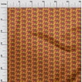 thumbnail image 3 of oneOone Cotton Cambric Dark Mustard Fabric Kalamkari Fabric For Sewing Printed Craft Fabric By The Yard 56 Inch Wide, 3 of 5