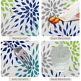 thumbnail image 4 of 60x84inches Abstract Dahlia Flower Table Cloth Modern Geometric Floral Tablecloth Stain Resistant Wrinkle Free Table Cover for Dining Room Kitchen Indoor Outdoor Picnic Party Decorations, 4 of 7