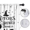 thumbnail image 4 of 2 Panels Print Pattern Nursery Curtains Boys Girls Kids Halloween Nightmare Before. Window Drapes for Living Bedroom Playroom Room Decor Rod Pocket 42x84 Inch, 4 of 5