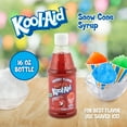 thumbnail image 3 of (2 pack) Kool-Aid Cherry Snow Cone Syrup, Gluten Free, 16 oz Bottle, 3 of 9