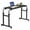 Black, variant on Adjustable Height & Length Overbed Table with Wheels - Mobile Recliner Desk, Tilting Laptop Tray, Heavy Duty Metal Stand for Bed, Sofa, Recliner