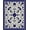 Blue, Pattern 2, variant on ODIKA 4' x 6' Machine Washable Non-Slip Area Rug, Middle Eastern Medallion High Traffic Rug, Black, 388939