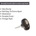 thumbnail image 6 of Perilla Home Set of 6 Lily Flower MOP Wooden Cabinet Knobs Decorative Antique Knobs for Home Kitchen Cabinet Hardware Cupboard Door Dresser Wardrobe and Drawer Pull Handle, 6 of 9