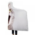 thumbnail image 2 of Printed Ultra Soft Plush Hooded Wearable Nap Blanket Throw Wrap Cloak Cape,59" x 78.7", 2 of 6